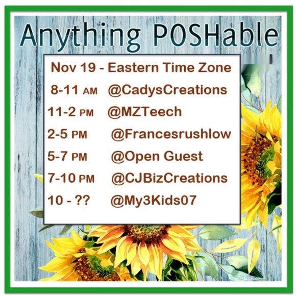 Anything POSHable Wednesday Share Show with Pam. - Picture 1 of 7